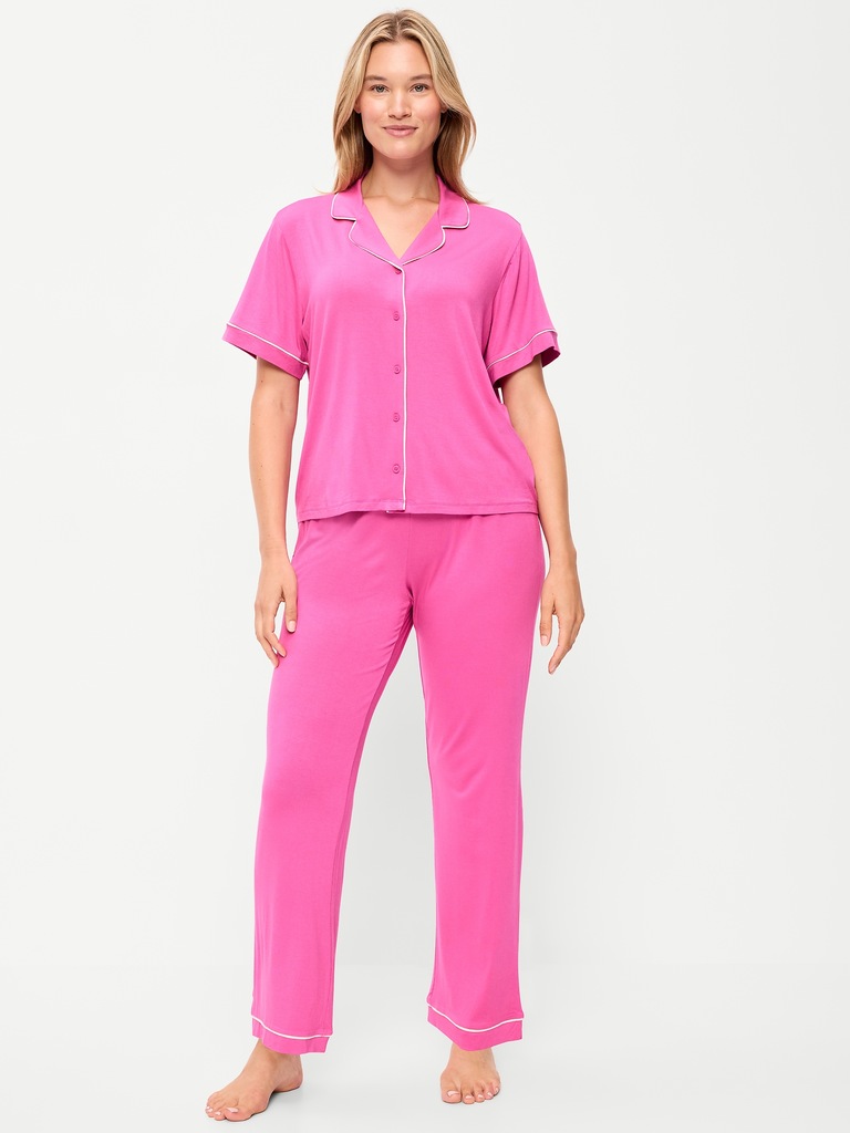 Sunday Sleep Knit Jersey Pant Set