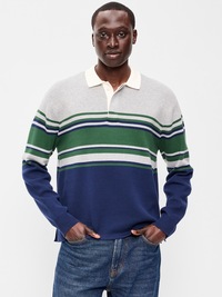 Long-Sleeve Rugby Polo