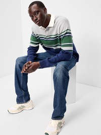 Long-Sleeve Rugby Polo