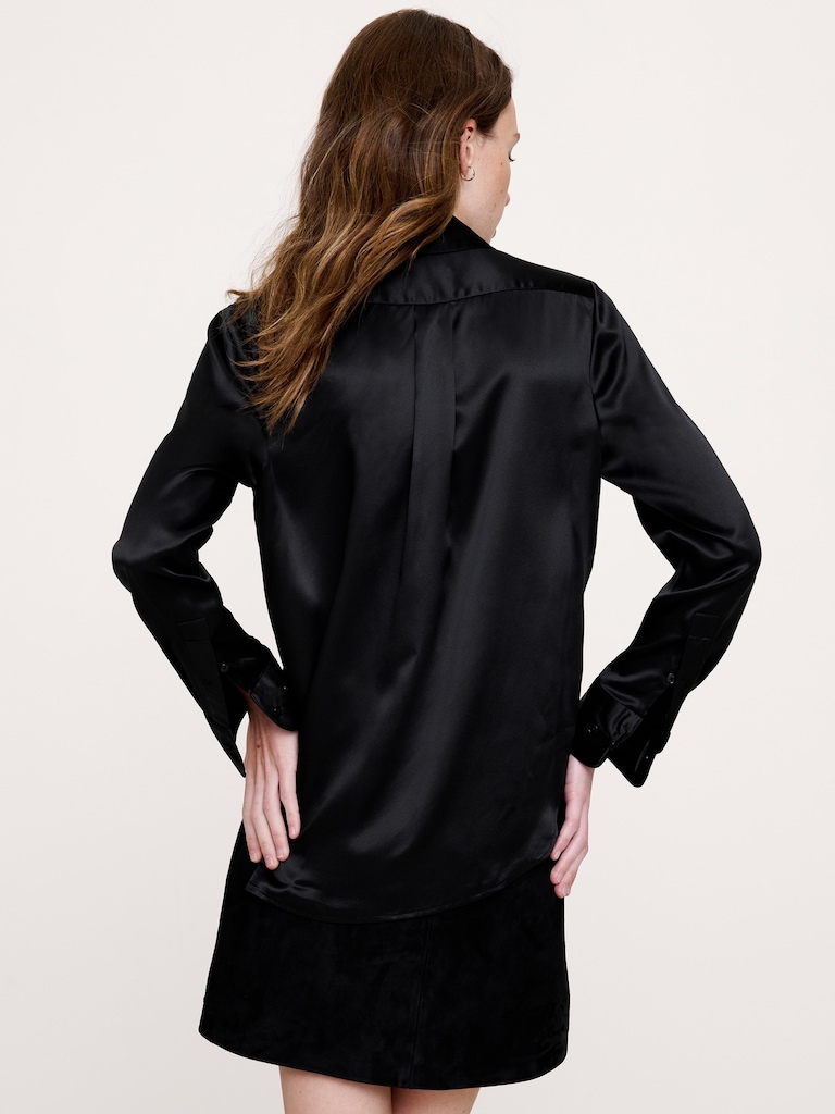 La chemise de tous les jours en soie