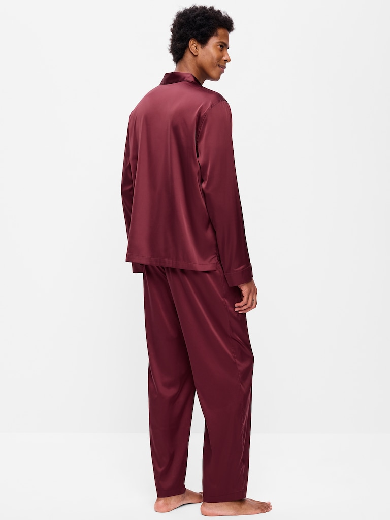 Satin Pajama Pant Set for Men