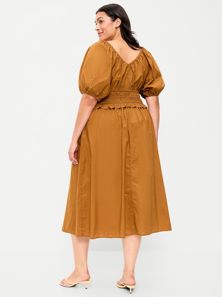 Fit & Flare Prairie Midi Dress