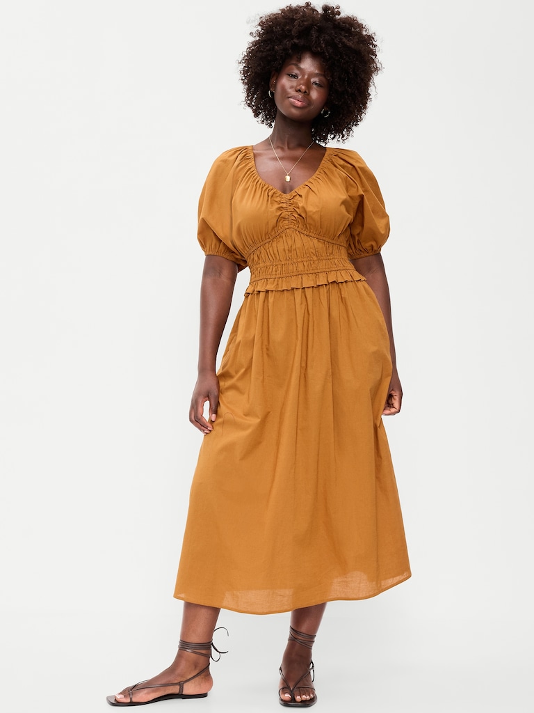 Fit & Flare Prairie Midi Dress