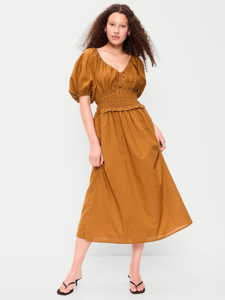 Fit & Flare Prairie Midi Dress
