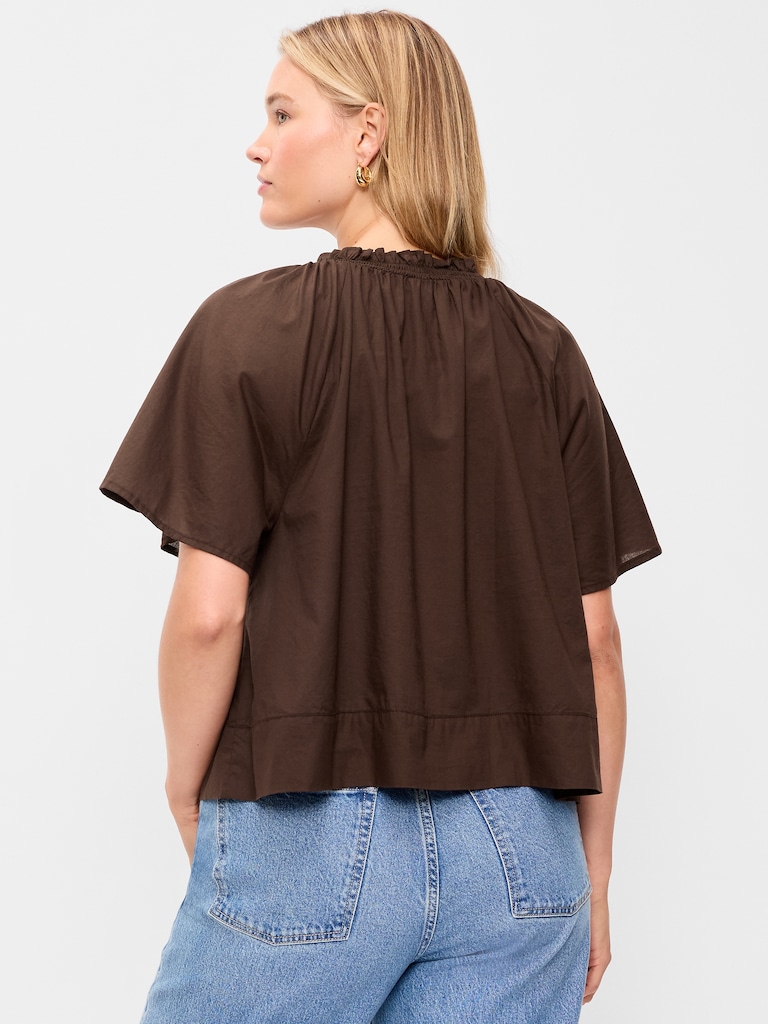 Loose Short-Sleeve Top