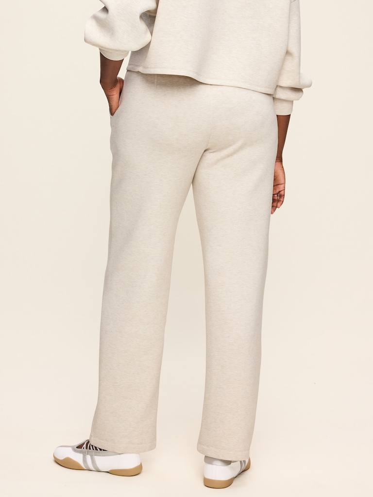 High-Waisted Bounce Fleece Trouser Sweatpants