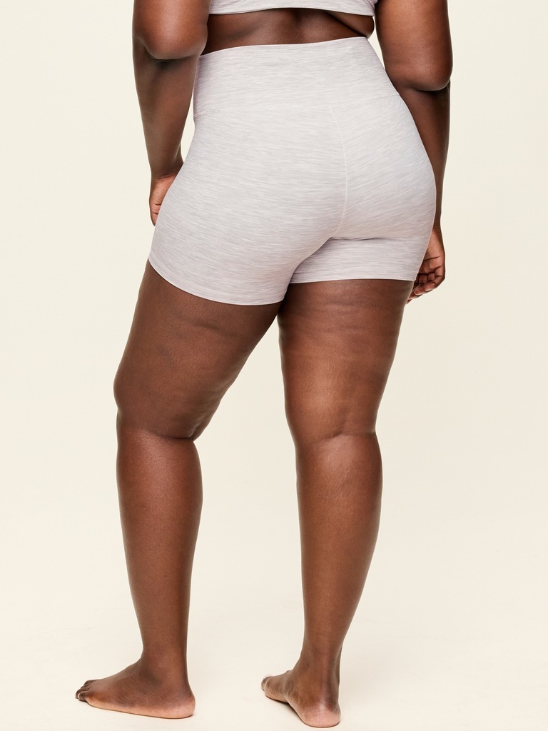 High-Waisted StudioSmooth Biker Shorts -- 4-inch inseam