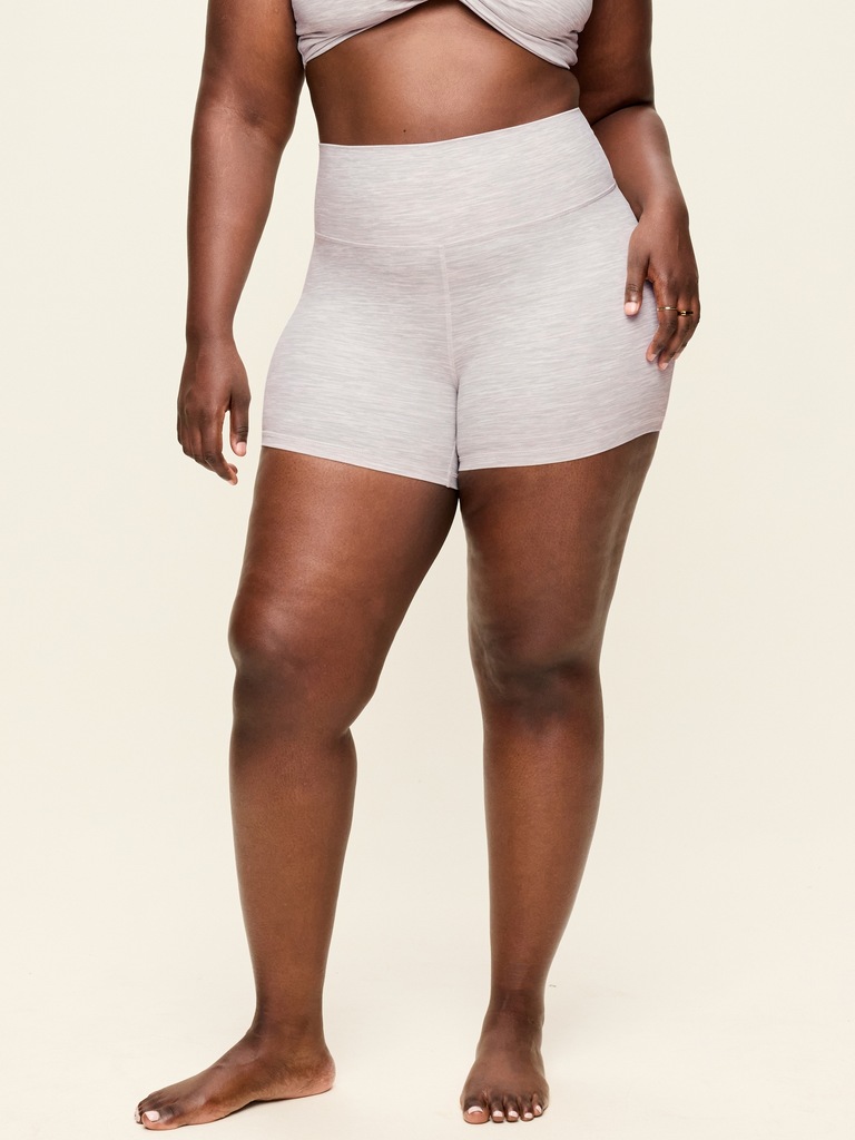 High-Waisted StudioSmooth Biker Shorts -- 4-inch inseam