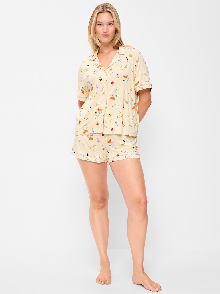 Sunday Sleep Knit Jersey Short Set