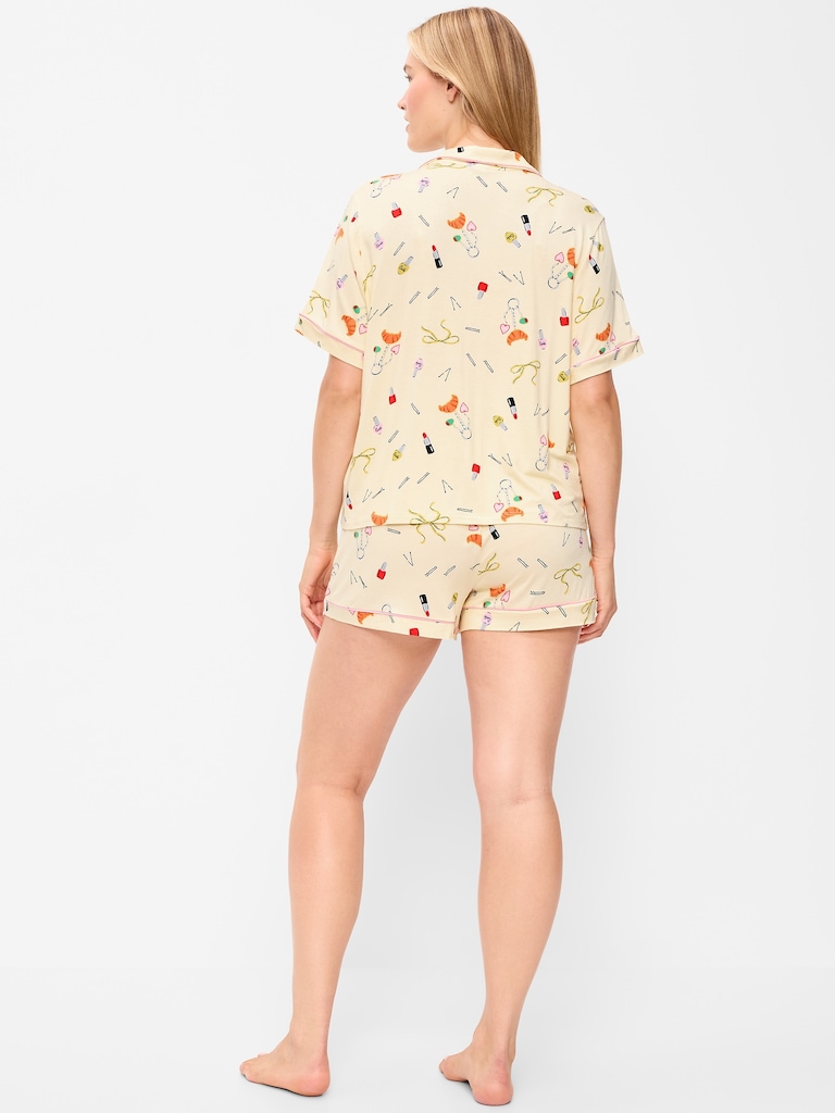 Sunday Sleep Knit Jersey Short Set