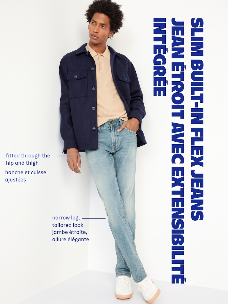 Slim Built-In Flex Jeans