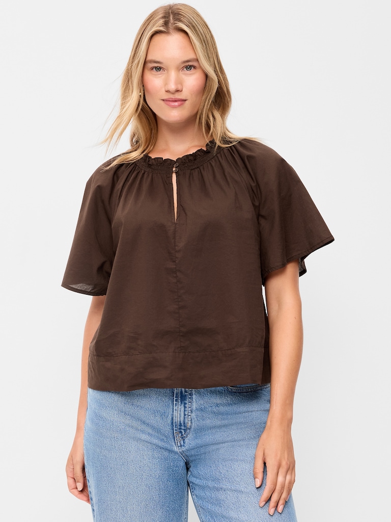 Loose Short-Sleeve Top
