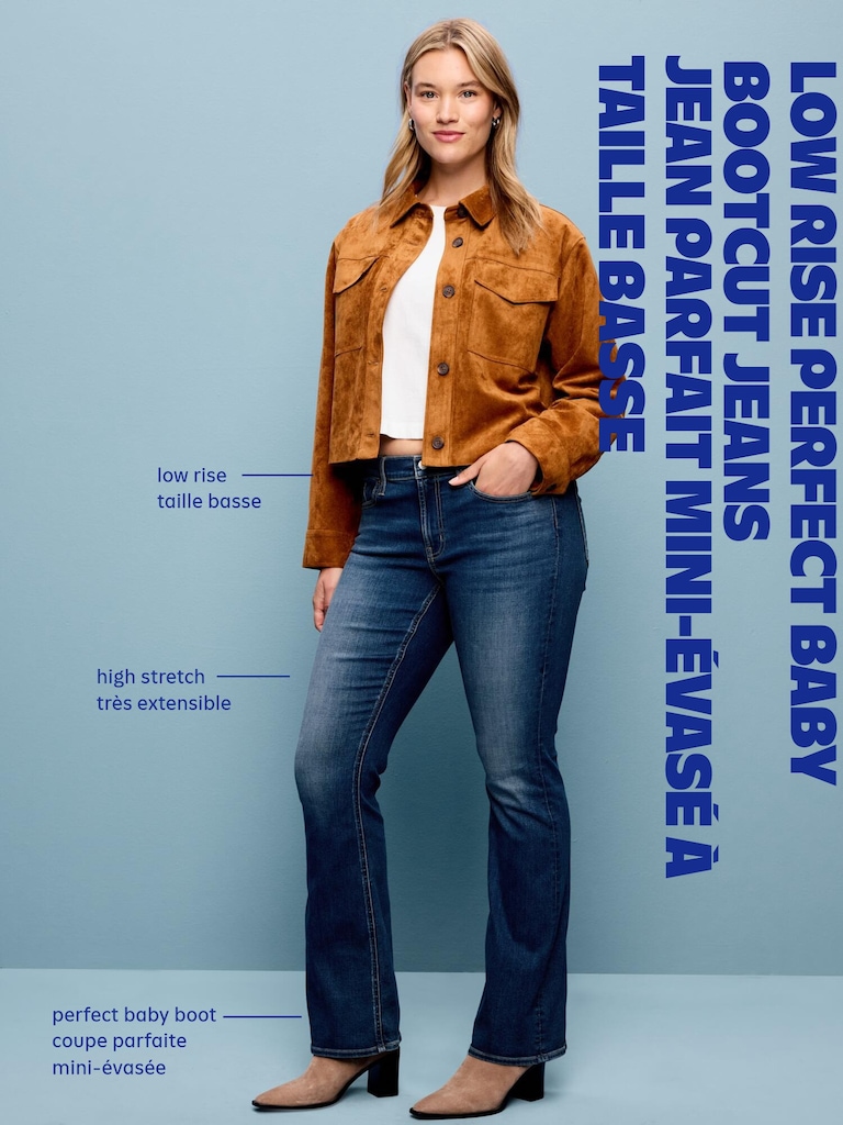 Low-Rise Boot-Cut Jeans