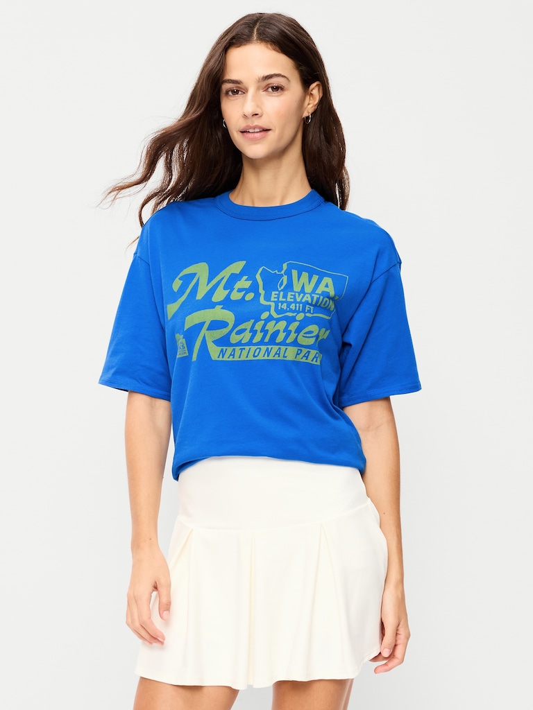 Mount Rainier National Park Loose T-Shirt