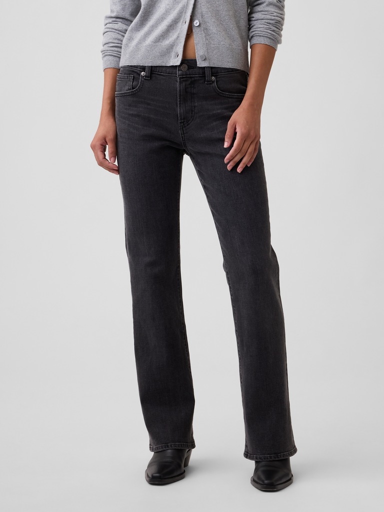 Mid Rise Boot Jeans