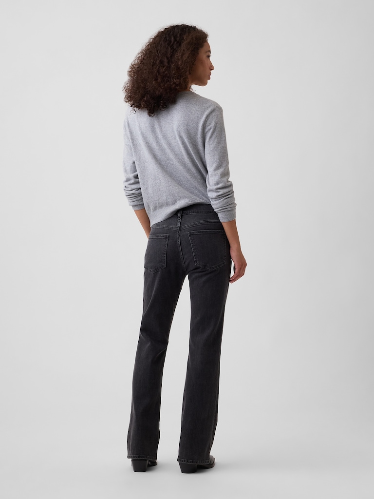 Mid Rise Boot Jeans