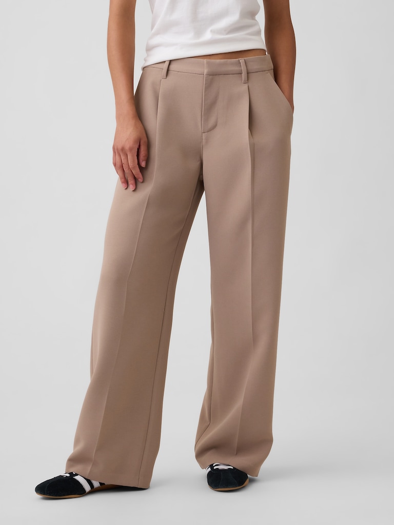 100% Recycled Easy Crepe Trousers