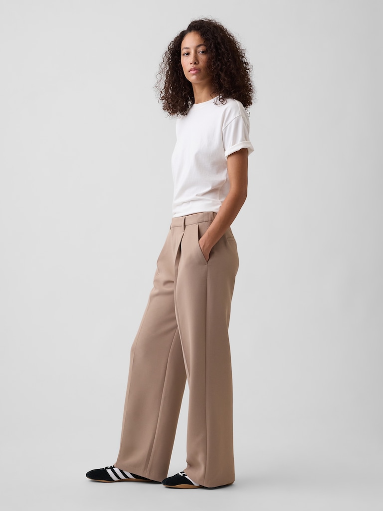 100% Recycled Easy Crepe Trousers