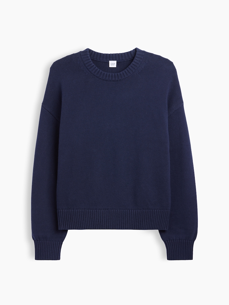 Relaxed Stripe Crewneck Sweater