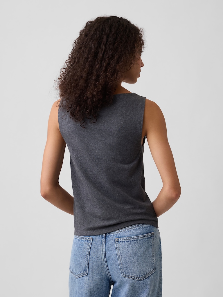 Boatneck Tank Top