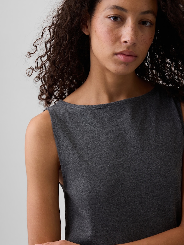 Boatneck Tank Top
