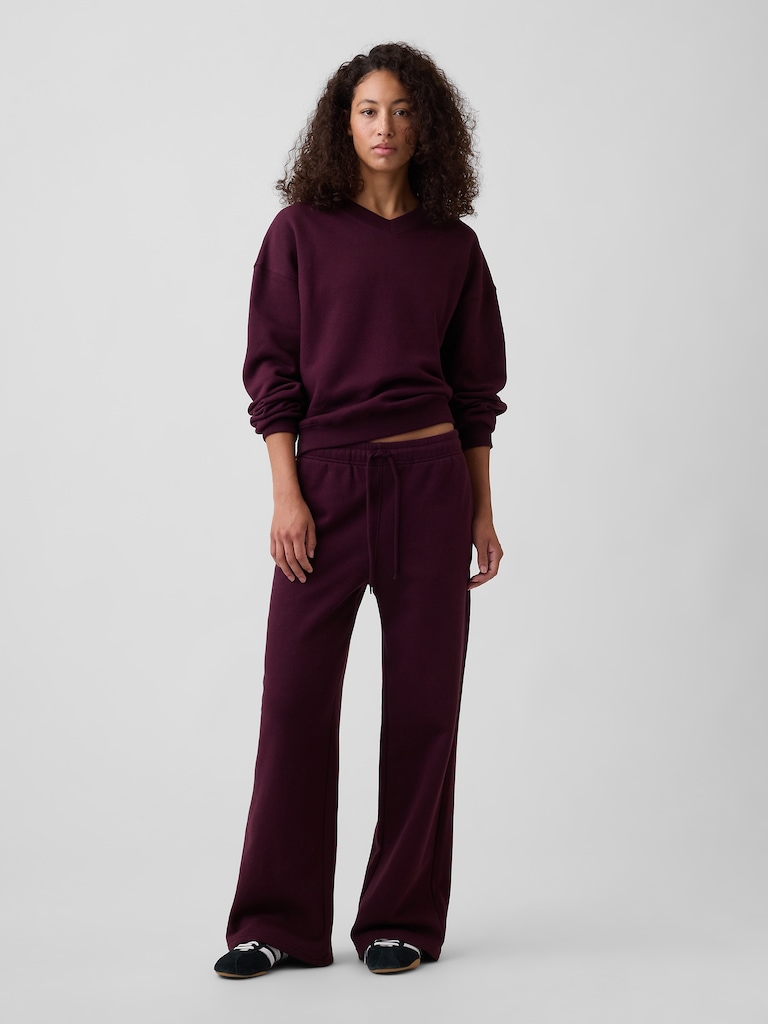 Relaxed Straight-Leg Sweatpants