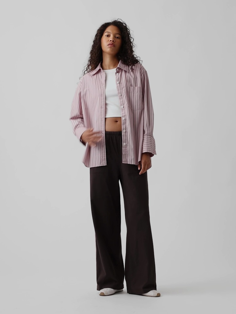Knit Relaxed Track Pants