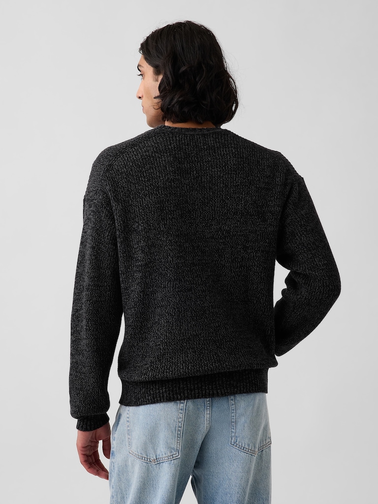Relaxed Shaker Sweater