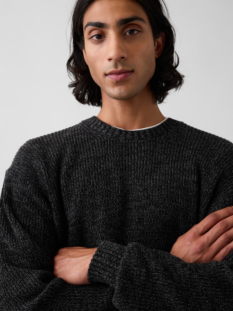 Relaxed Shaker Sweater