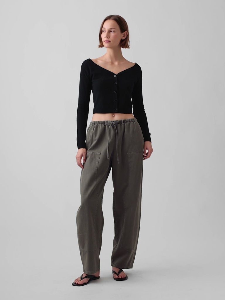 Easy Double-Knee Barrel Pants