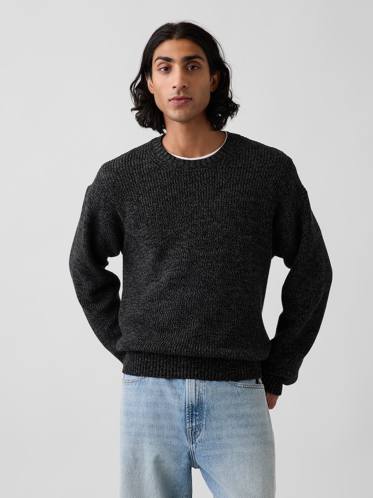 Relaxed Shaker Sweater