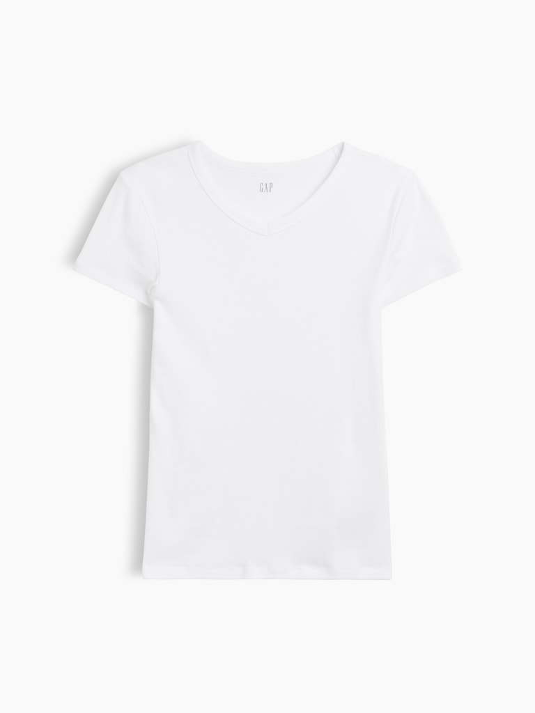 Modern Ribbed High-Neck T-Shirt