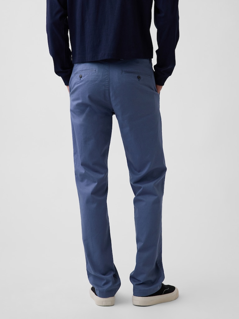 Modern Straight Khakis