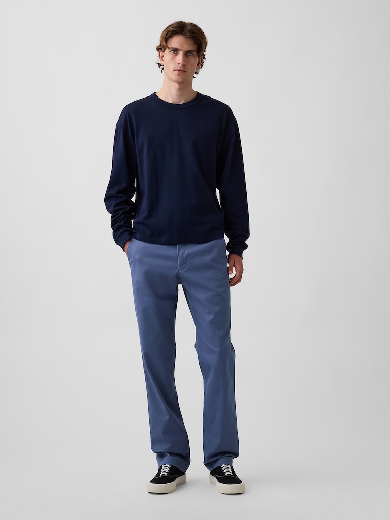 Modern Straight Khakis