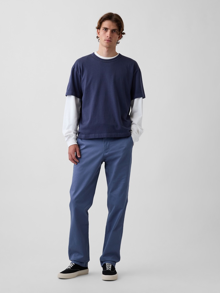 Modern Straight Khakis