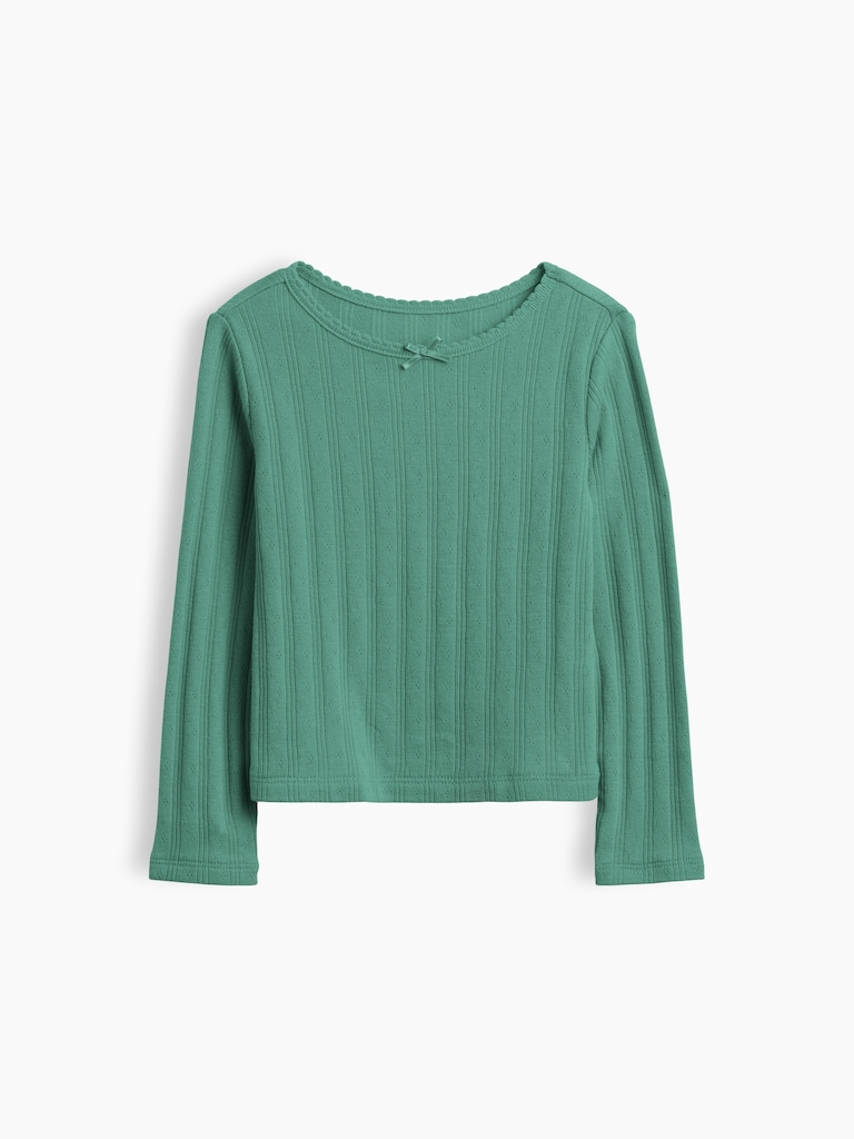 Baby & Toddler Pointelle Rib T-Shirt