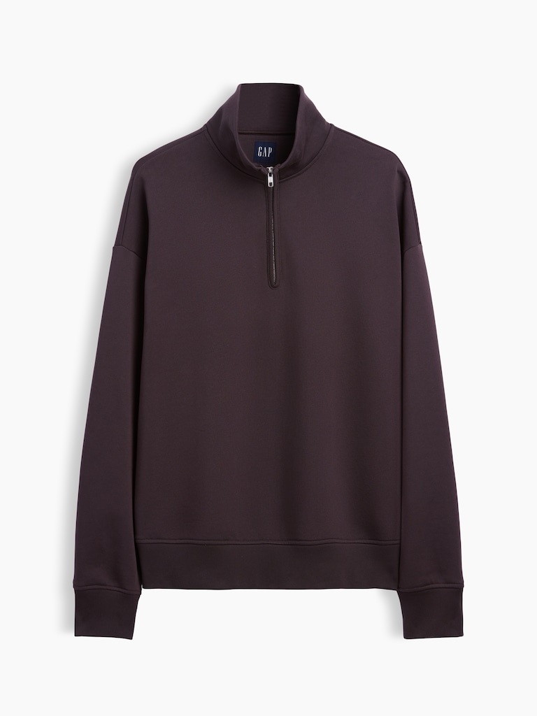 Heavyweight Oversized Quarter-Zip Pullover