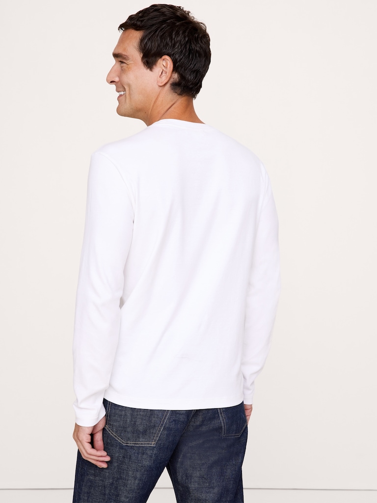 Luxury-Touch Long-Sleeve T-Shirt