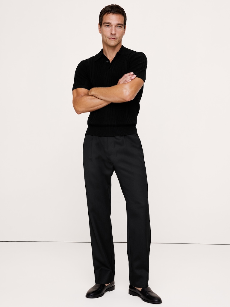 Relaxed Twill Dress Pant