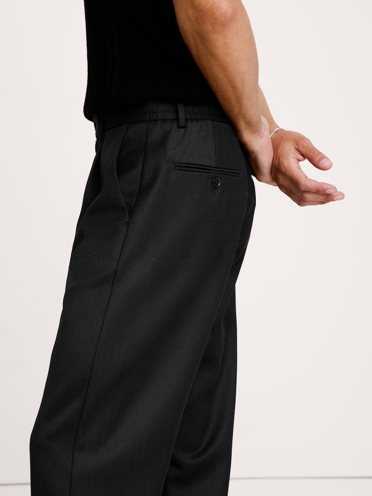 Relaxed Twill Dress Pant