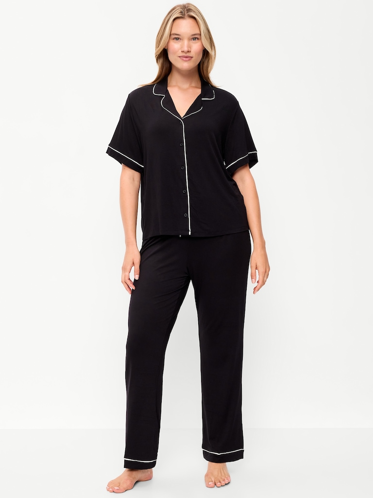 Sunday Sleep Knit Jersey Pant Set