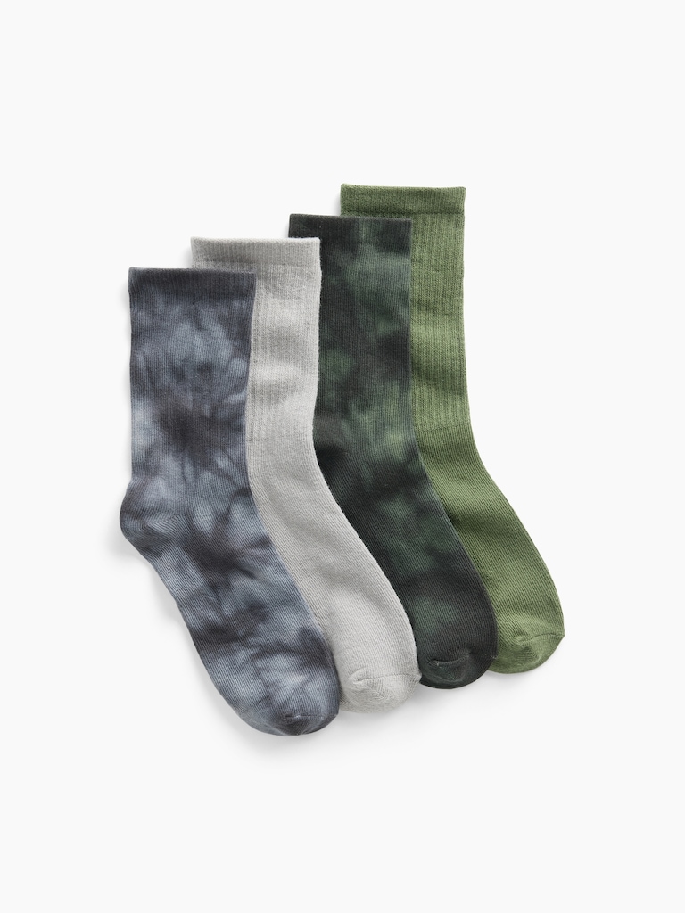Kids Crew Socks (4-Pack)