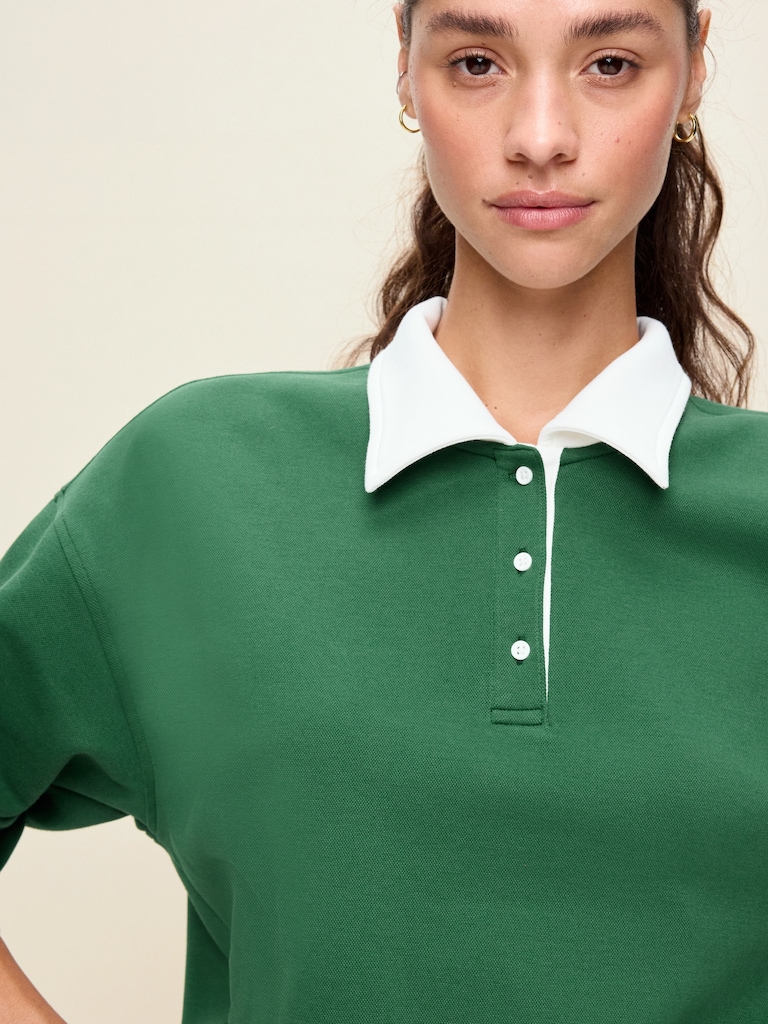 Dynamic Fleece Pique Polo