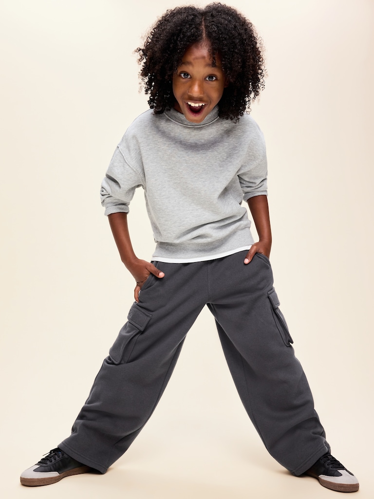Baggy Cargo Sweatpants for Boys