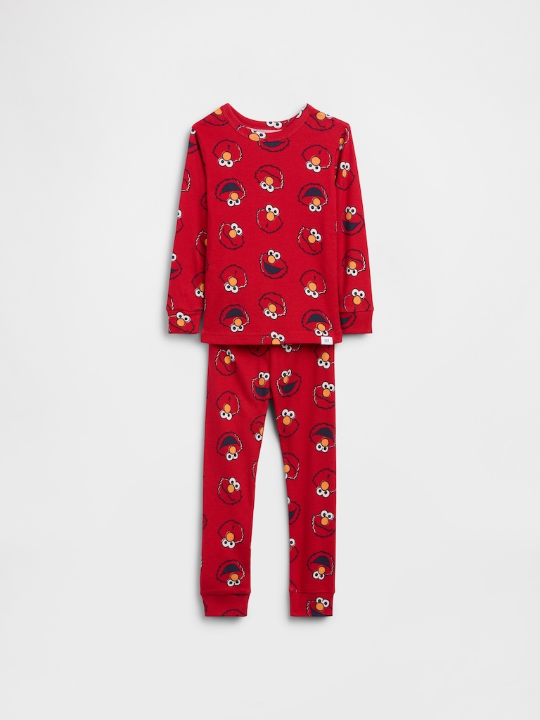Baby & Toddler Sesame Street Organic Brushed Cotton Elmo PJ Set