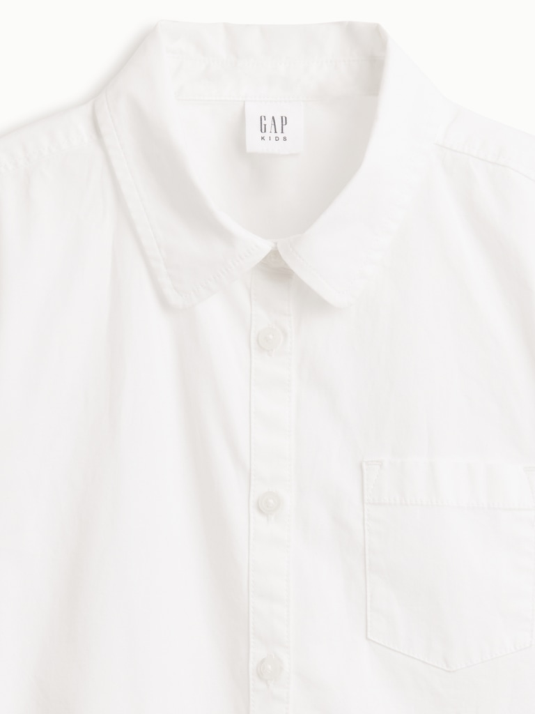 Kids Uniform Poplin Shirt