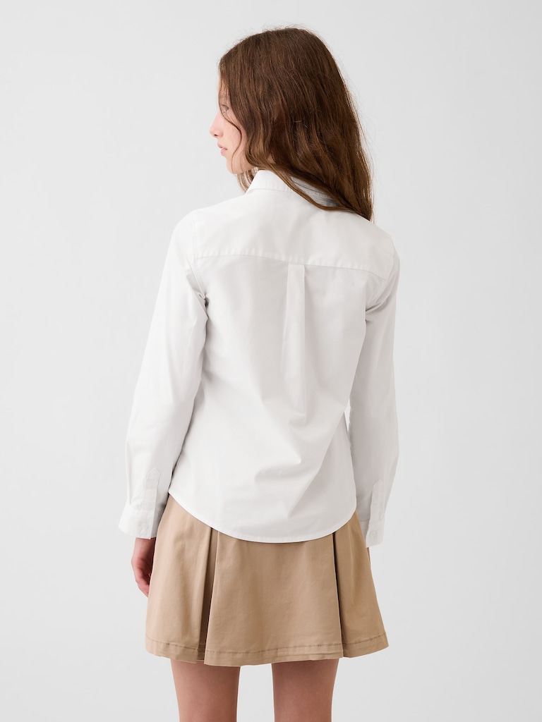 Kids Uniform Poplin Shirt