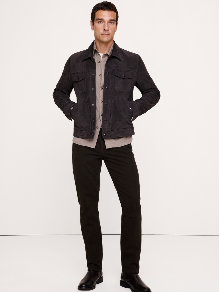 Slim Brushed Traveler Pant