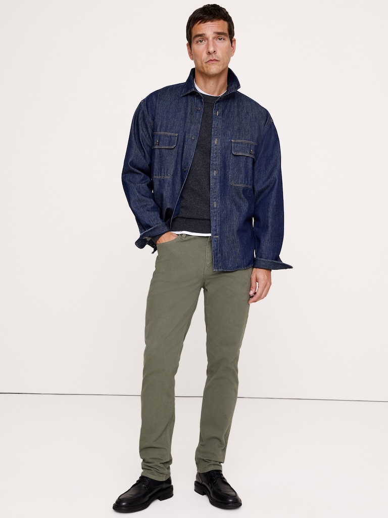 Slim Brushed Traveler Pant