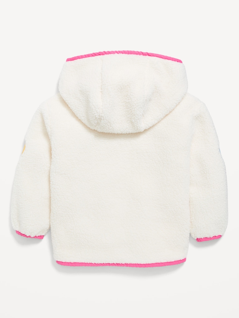 Hooded Sherpa Jacket for Toddler Girls
